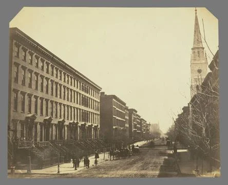 RECORD DATE NOT STATED Fifth Avenue Looking South from Thirteenth Street. ... Stock Photos