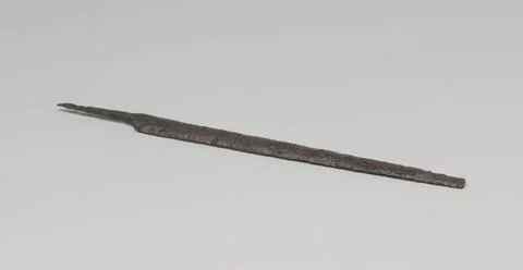 RECORD DATE NOT STATED  File, half round without a handle, with parallel n... 库存照片