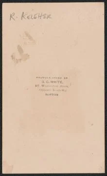 RECORD DATE NOT STATED First Sergeant Richard Kelleher of Co. I, 2nd Maine... Stock Photos