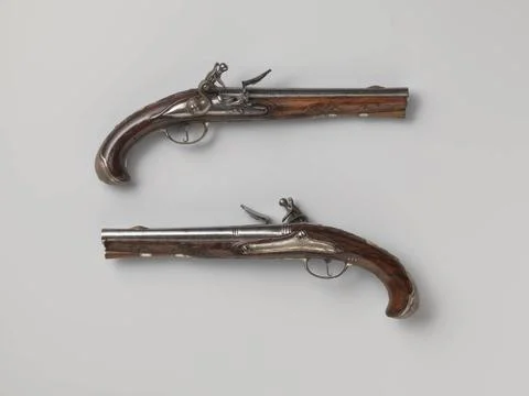 RECORD DATE NOT STATED  Flint gun, Godefroi Corbeau (II), c. 1750 flintloc... Stock Photos