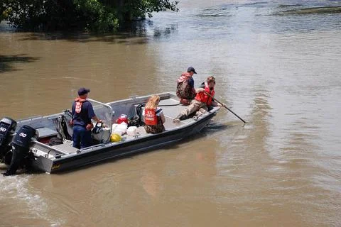 RECORD DATE NOT STATED Flooding - Omaha, Neb. , July 2, 2011 Mark Thompson... Stock Photos
