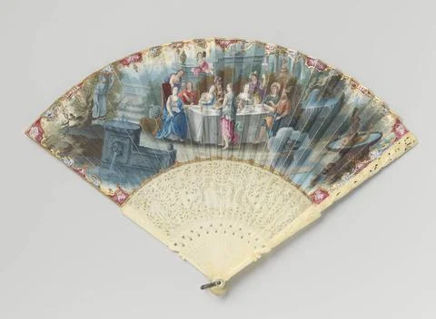 RECORD DATE NOT STATED  Folding range, consisting of a single leaf of thin... Stock Photos