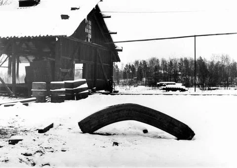 RECORD DATE NOT STATED In the foreground pitiful göt. In the background ma.. Stock Photos