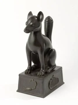 RECORD DATE NOT STATED  Fox. Bronze. Japan. XVIII-XIXth century. Paris, Ce... Stock-Fotos