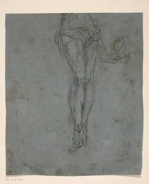 RECORD DATE NOT STATED  Fragment of the figure of the Crucified Christ; XV... Stock Photos