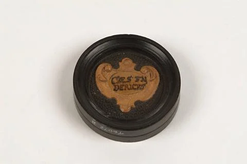 RECORD DATE NOT STATED  Game - Backgammon Draught - 1 of Set, 1600-1700. P... Stock Photos