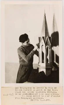 RECORD DATE NOT STATED  Gamet, AndrÃ . Propaganda photography: young man i.. Stock Photos