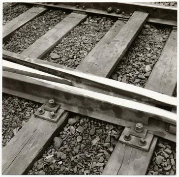 RECORD DATE NOT STATED Gear street with intersection, Stockholm Central St... Stock Photos