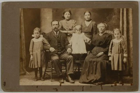 RECORD DATE NOT STATED  Gelatin silver print - Portrait of an unidentified... Stock Photos