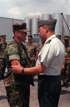 RECORD DATE NOT STATED GEN. Colin Powell, chairman, Joint Chiefs of STAFF,... Stock Photos