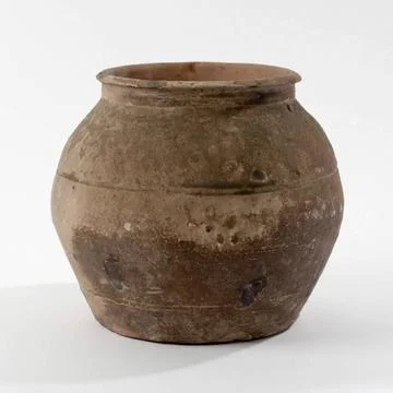 RECORD DATE NOT STATED  Globular jar. Terracotta. Vietnam. Paris, Muse Cer... Stock-Fotos
