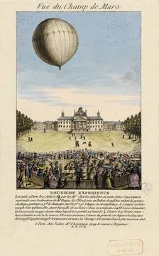 RECORD DATE NOT STATED  Go to. View of the Champ-de-Mars. Paris (VIIth arr... Stock Photos