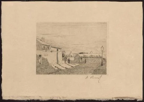 RECORD DATE NOT STATED  Graphic portfolio Croquis a leau-forte par Henri .. Foto stock