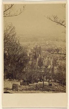RECORD DATE NOT STATED Great Malvern from the Zig Zag.. H.W. Lamb (British... Stock Photos