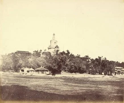 RECORD DATE NOT STATED The Great Pagoda in the Imperial Winter Palace, Pek... Fotos Stock