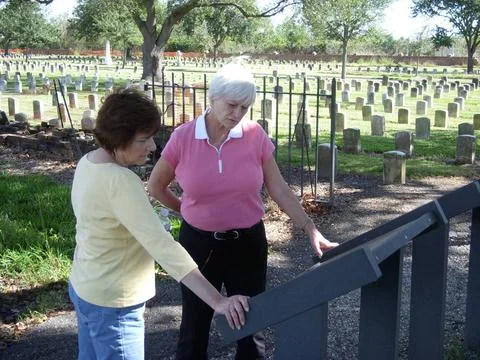 RECORD DATE NOT STATED Great River Road - National Cemetery Interpretive E... Foto stock