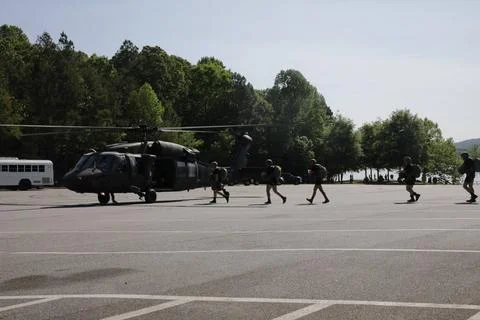 RECORD DATE NOT STATED A group of U.S Army Rangers, assigned to the 5th Ra... Foto stock