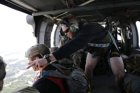 RECORD DATE NOT STATED A group of U.S Army Rangers, assigned to the 5th Ra... Foto stock