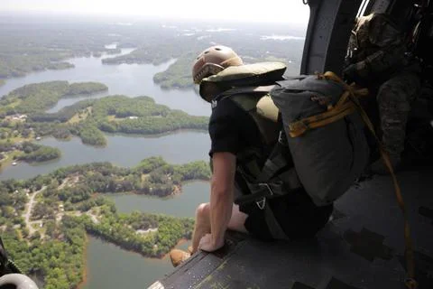 RECORD DATE NOT STATED A group of U.S Army Rangers, assigned to the 5th Ra... Stock Photos