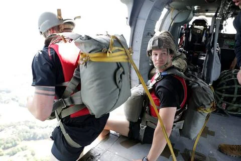 RECORD DATE NOT STATED A group of U.S Army Rangers, assigned to the 5th Ra... 스톡 사진