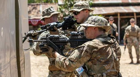 RECORD DATE NOT STATED  A group of U.S. Army Soldiers, assigned to the 25t... Foto stock