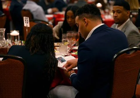 RECORD DATE NOT STATED  Guests of the Accelerating the Legacy 2023 banquet... Stock Photos