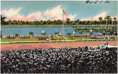 RECORD DATE NOT STATED Gulfstream Park Race Course, home of the Florida De... Fotos de archivo