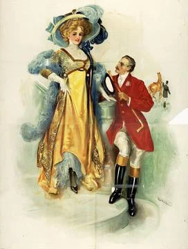 RECORD DATE NOT STATED  Hal Hurst (before the script). Color around 1905 C... Stock Photos