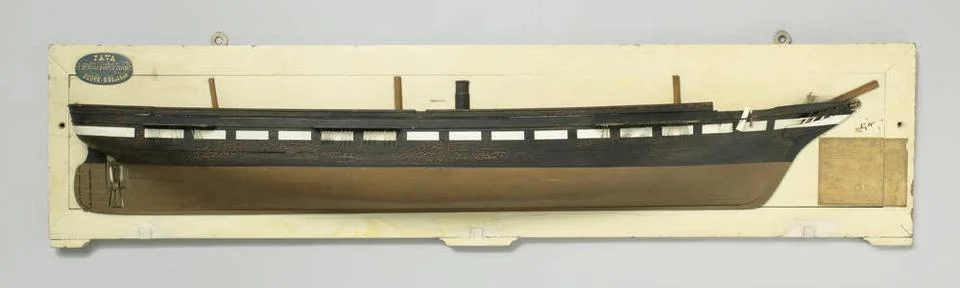 RECORD DATE NOT STATED  Half Model of A Screw Steamer, Rijkswerf Amsterdam... Stock Photos