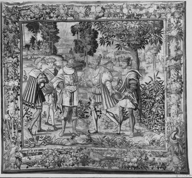 RECORD DATE NOT STATED  Haman s plot against Jews: Ahasuerus yields his si... Fotos de archivo