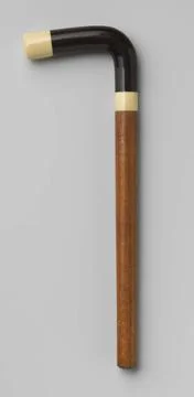 RECORD DATE NOT STATED  Handle made of wood, on which an L-shaped button o... Photos