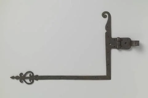 RECORD DATE NOT STATED  Handle with hinge, c. 1400 - c. 1950 iron (metal) ... Stock Photos