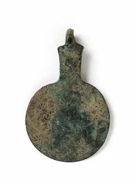 RECORD DATE NOT STATED  Harness element. Hand -hanged handle disc by ring.... Photos