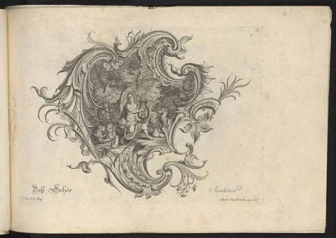 RECORD DATE NOT STATED  Heard, Johann Georg Pintz, After Johann Rumpp, 171... Stock Photos