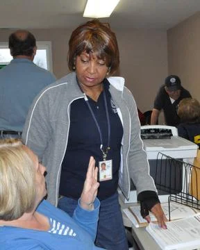 RECORD DATE NOT STATED Help for Applicants Available at Disaster Recovery ... Stock Photos