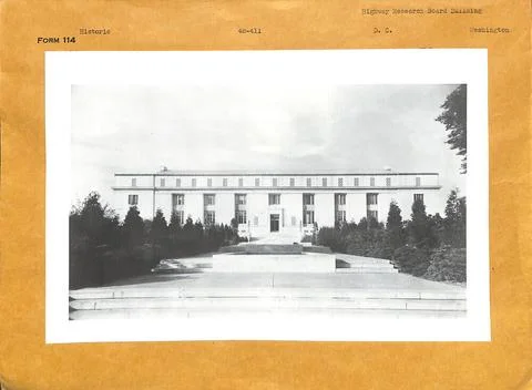 RECORD DATE NOT STATED Highway Research Board Building. State: District of... Fotos de archivo