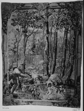 RECORD DATE NOT STATED  Hounds tracking scent. Orley, Bernart van (Netherl... 写真素材