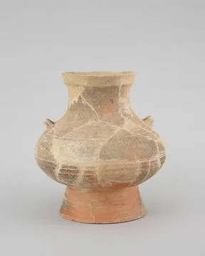 RECORD DATE NOT STATED  HU type vase. Proto-Gres with transparent coverage... Foto stock