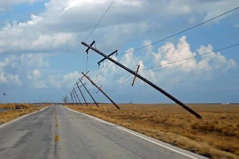 RECORD DATE NOT STATED Hurricane Rita, Holly Beach, La., October 3, 2005 -... Stock Photos