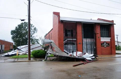 RECORD DATE NOT STATED Hurricane Gustav, Baton Rouge, LA, September 1, 200... 스톡 사진