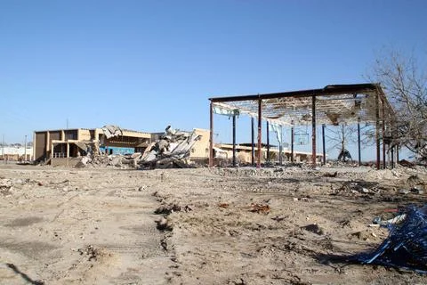 RECORD DATE NOT STATED Hurricane Rita, Cameron, LA, January 11, 2006 - Cam... Stock Photos