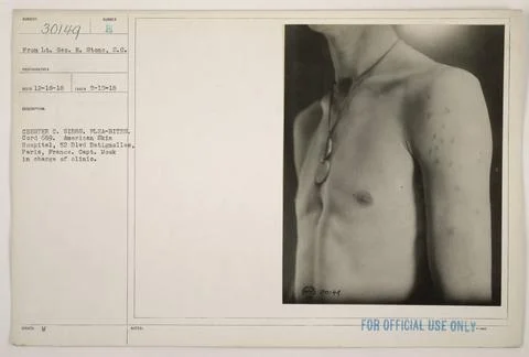 RECORD DATE NOT STATED  Image of a soldier, identified as Chester C. Cord ... Stock Photos