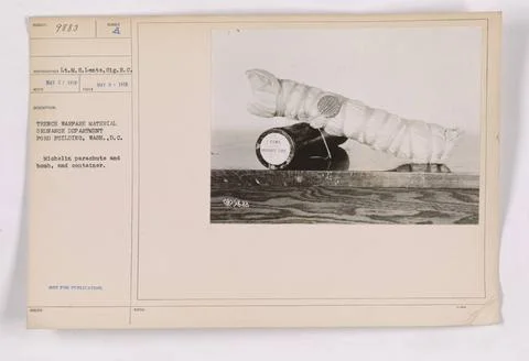 RECORD DATE NOT STATED  The image depicts a collection of trench warfare m... 写真素材