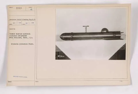 RECORD DATE NOT STATED  This image shows a trench warfare material display... Foto stock