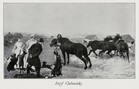 RECORD DATE NOT STATED  Image reproduction: Jozef CheÅmoÅ ski (1849-1914) Stock Photos