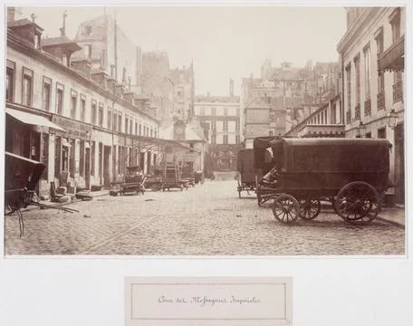RECORD DATE NOT STATED  Imperial courier courtyard. Paris (2nd arr.). Phot... Stock Photos