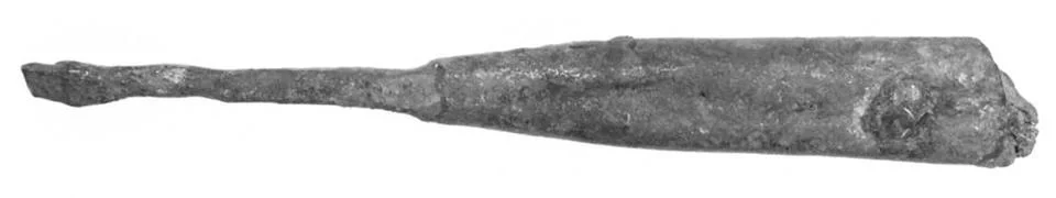 RECORD DATE NOT STATED Implement or Tool with Small Chisel Head. Unknown C... Stock Photos