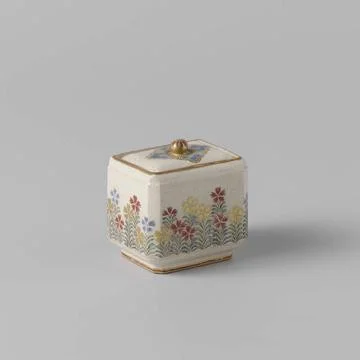 RECORD DATE NOT STATED  Incense box with flowering plants, anonymous, anon... Stock Photos