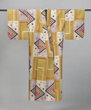 RECORD DATE NOT STATED  Informal Womens Kimono, 1920 - 1940 Informal Lady.. Stock Photos