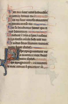 RECORD DATE NOT STATED Initial S: An Archer Shooting an Arrow. Bute Master... Fotos de archivo